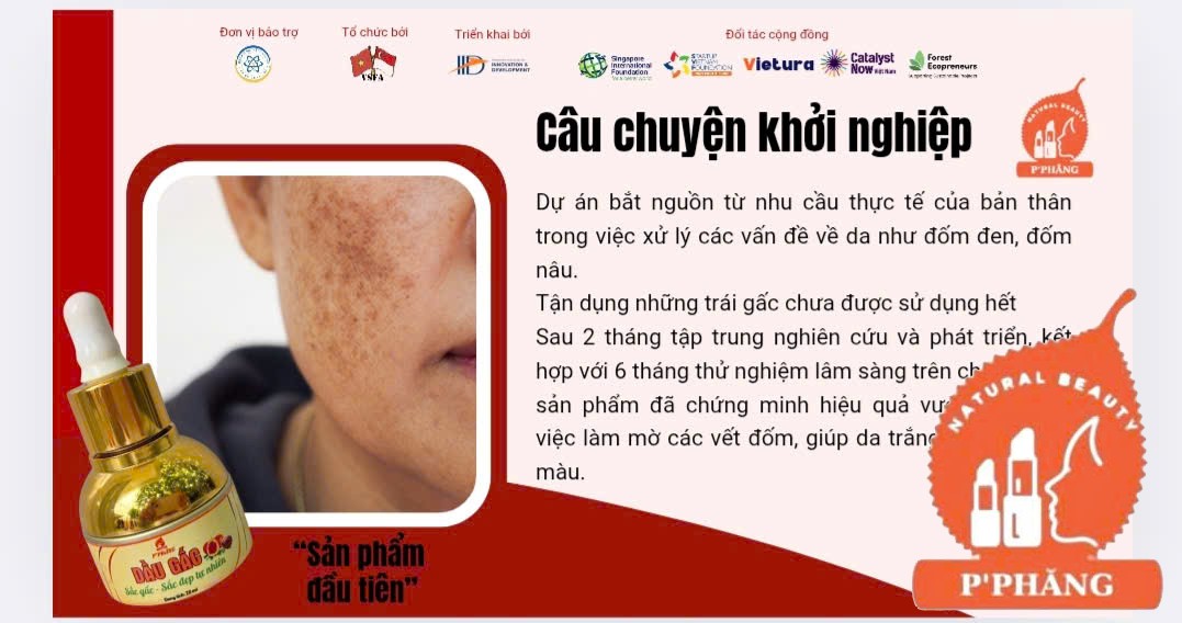 SLIDE THUYẾT TRÌNH CÓ CHAI SERUM GẤC